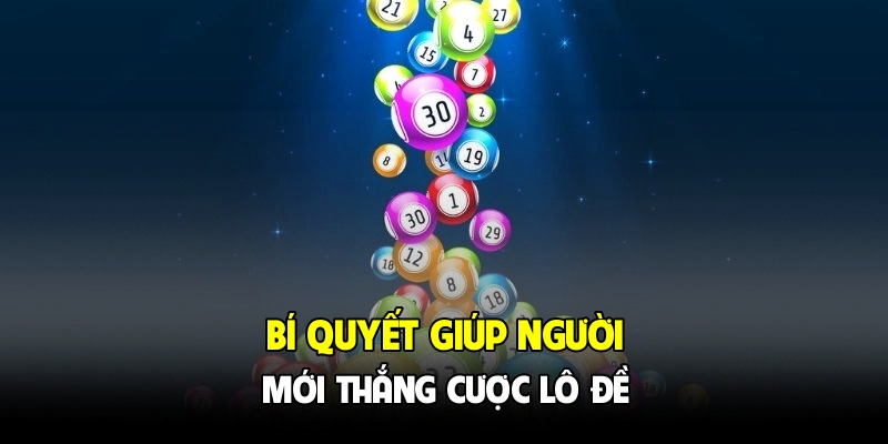 Bí quyết giúp người mới thắng cược lô đề
